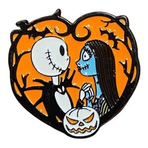 5 for $15 Nightmare Before Christmas Jack and Sally Enamel Pin
